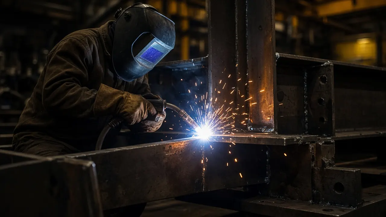 Industrial welding and steel fabrication work